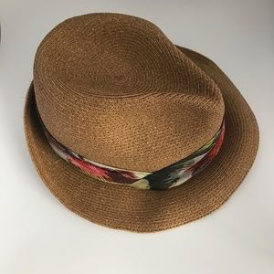 Eugenia Kim Multicolor Scarf Fedora EUC